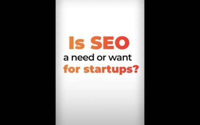Is SEO a need or want for startups?