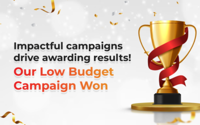 Impactful campaigns drive AWARDING results! Our Low Budget Campaign Won… 😎