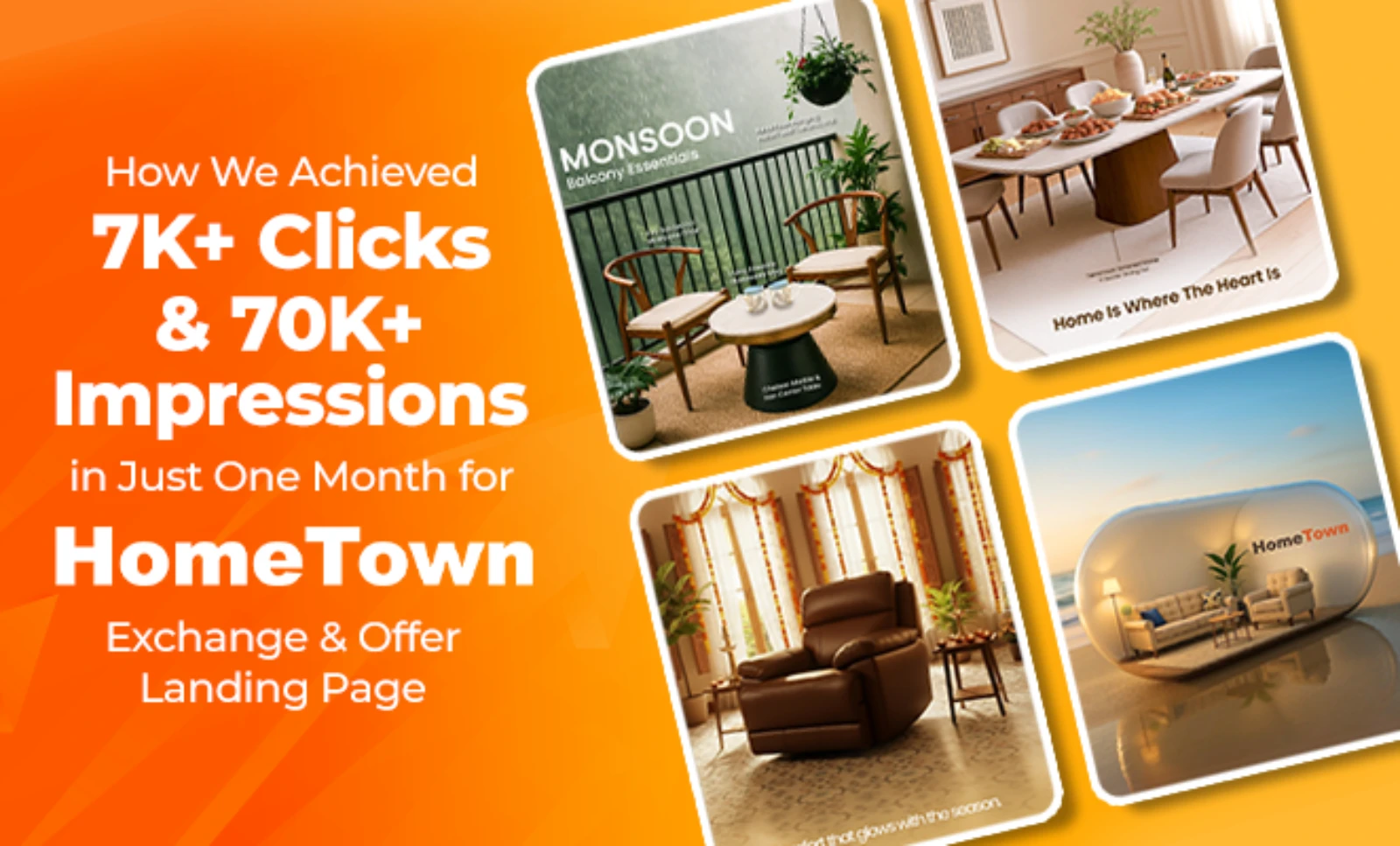7K+ Clicks in 1 Month for Exchange & Offer Hometown | DigiChefs