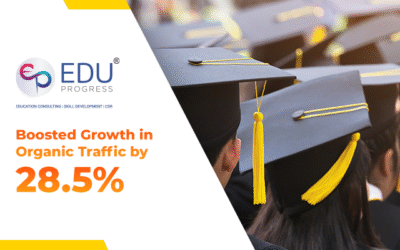 Eduprogress Case study: Boosted Growth in Organic Traffic by 28.5%